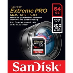 Карта памяти SanDisk Extreme Pro 2000x SDXC UHS-II 128Gb