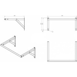 Турник / брусья BruStyle H 401