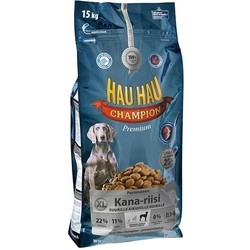 Корм для собак Hau Hau Champion Adult Large Chicken/Rice 15 kg