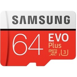 Карта памяти Samsung EVO Plus 100 Mb/s microSDXC UHS-I U3