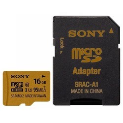 Карта памяти Sony microSDHC 95 Mb/s UHS-I U3 16Gb