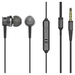 Наушники BASEUS Lark Series Wired Earphones (серый)