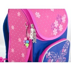 Школьный рюкзак (ранец) 1 Veresnya PG-11 Green Flowers