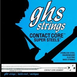 Струны GHS Contact Core Super Steels 45-129