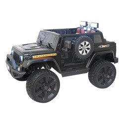 Детский электромобиль RiverToys Jeep Wrangler O999OO (черный)