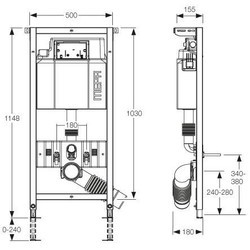 Инсталляция для туалета MEPA 514804