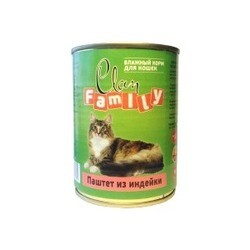 Корм для кошек Clan Family Adult Canned with Turkey 0.34 kg