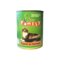 Корм для кошек Clan Family Adult Canned with Veal 0.34 kg