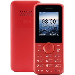 Мобильный телефон Philips E106 (красный)