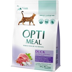 Корм для кошек Optimeal Adult Hairball with Duck 0.3 kg