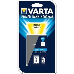 Powerbank аккумулятор Varta Power Bank 6000