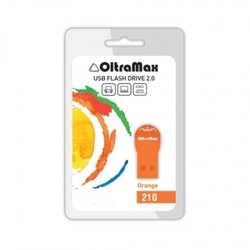 USB Flash (флешка) OltraMax 210 (оранжевый)