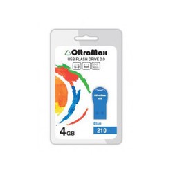 USB Flash (флешка) OltraMax 210 4Gb (синий)