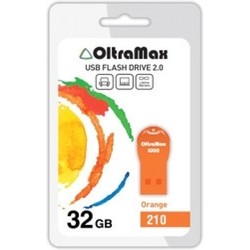 USB Flash (флешка) OltraMax 210 32Gb (оранжевый)
