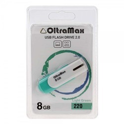 USB Flash (флешка) OltraMax 220 8Gb (салатовый)
