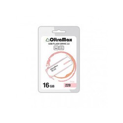 USB Flash (флешка) OltraMax 220 16Gb (розовый)