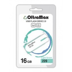 USB Flash (флешка) OltraMax 220 16Gb (салатовый)