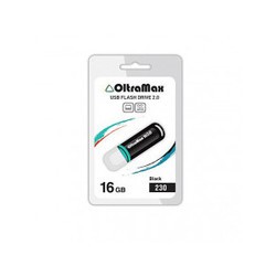 USB Flash (флешка) OltraMax 230 16Gb (черный)