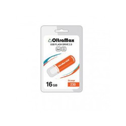 USB Flash (флешка) OltraMax 230 16Gb (оранжевый)