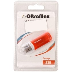 USB Flash (флешка) OltraMax 230 32Gb (оранжевый)