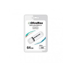 USB Flash (флешка) OltraMax 230 64Gb (белый)