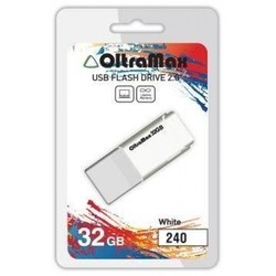 USB Flash (флешка) OltraMax 240 (белый)