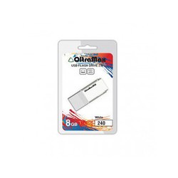 USB Flash (флешка) OltraMax 240 8Gb (белый)