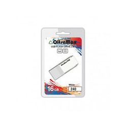 USB Flash (флешка) OltraMax 240 16Gb (белый)