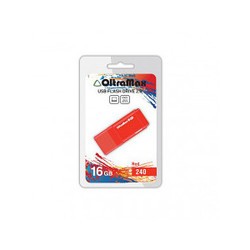 USB Flash (флешка) OltraMax 240 16Gb (красный)