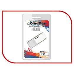 USB Flash (флешка) OltraMax 240 64GB (белый)