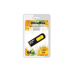 USB Flash (флешка) OltraMax 250 (желтый)