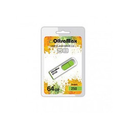 USB Flash (флешка) OltraMax 250 (зеленый)