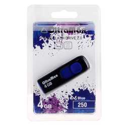 USB Flash (флешка) OltraMax 250 4Gb (синий)