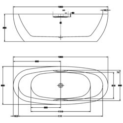 Ванна BelBagno Bath BB43