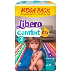 Подгузники (памперсы) Libero Comfort Hero Collection 3 / 88 pcs