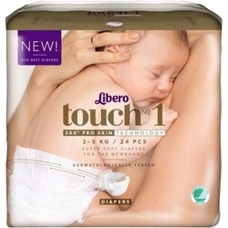 Подгузники (памперсы) Libero Touch Open 1 / 24 pcs