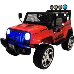 Детский электромобиль RiverToys Jeep T008TT (красный)