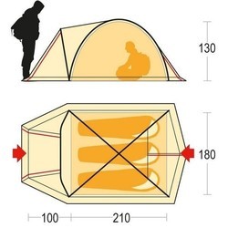 Палатка Ferrino Tenere 3