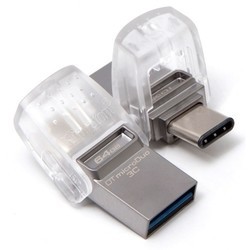 USB Flash (флешка) Kingston DataTraveler microDuo 3C 128Gb