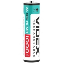 Аккумуляторная батарейка Videx 2xAA 1000 mAh