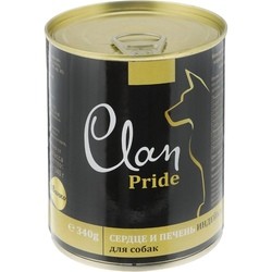 Корм для собак Clan Pride Adult Canned Turkey Heart/Liver 0.34 kg