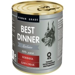 Корм для собак Best Dinner Adult Canned Exclusive Horsemeat 0.34 kg