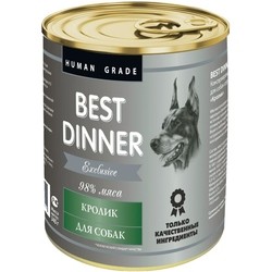 Корм для собак Best Dinner Adult Canned Exclusive Rabbit 0.34 kg