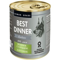 Корм для собак Best Dinner Adult Canned Exclusive Lamb/Heart 0.34 kg