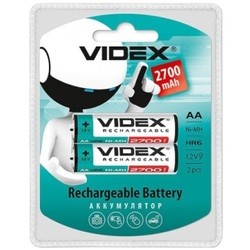 Аккумуляторная батарейка Videx 2xAA 2700 mAh