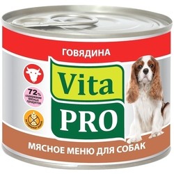 Корм для собак VitaPro Adult Canned Beef 0.2 kg