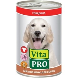 Корм для собак VitaPro Adult Canned Beef 0.4 kg