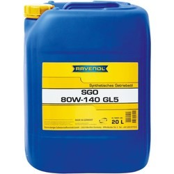 Трансмиссионное масло Ravenol SGO 80W-140 GL-5 20L