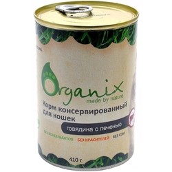 Корм для кошек ORGANIX Adult Cat Canned with Beef/Liver 0.41 kg