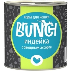 Корм для кошек Brunch Adult Canned with Turkey/Vegetable 0.24 kg